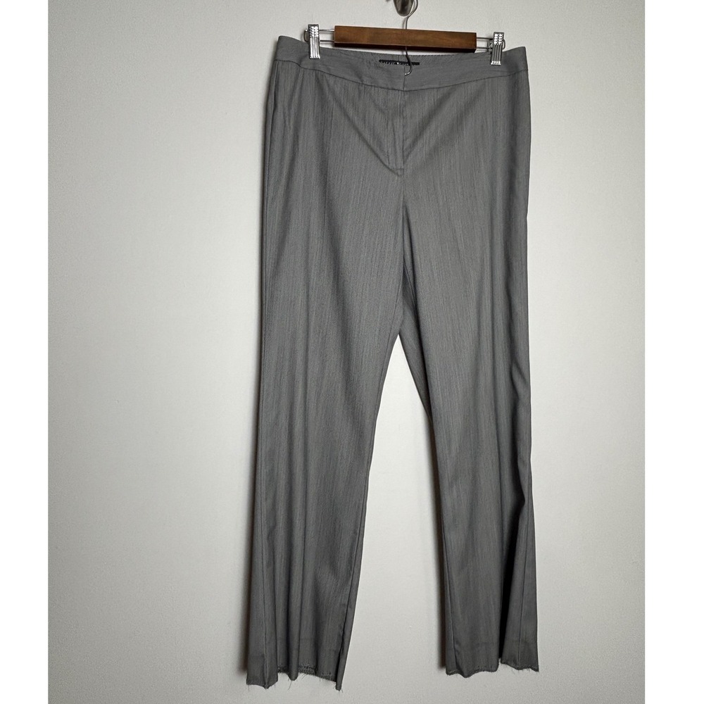 Lafayette 148 Womens Dress Pants Size 8 Wool Blend Straight‎ Leg Luxury Trouser